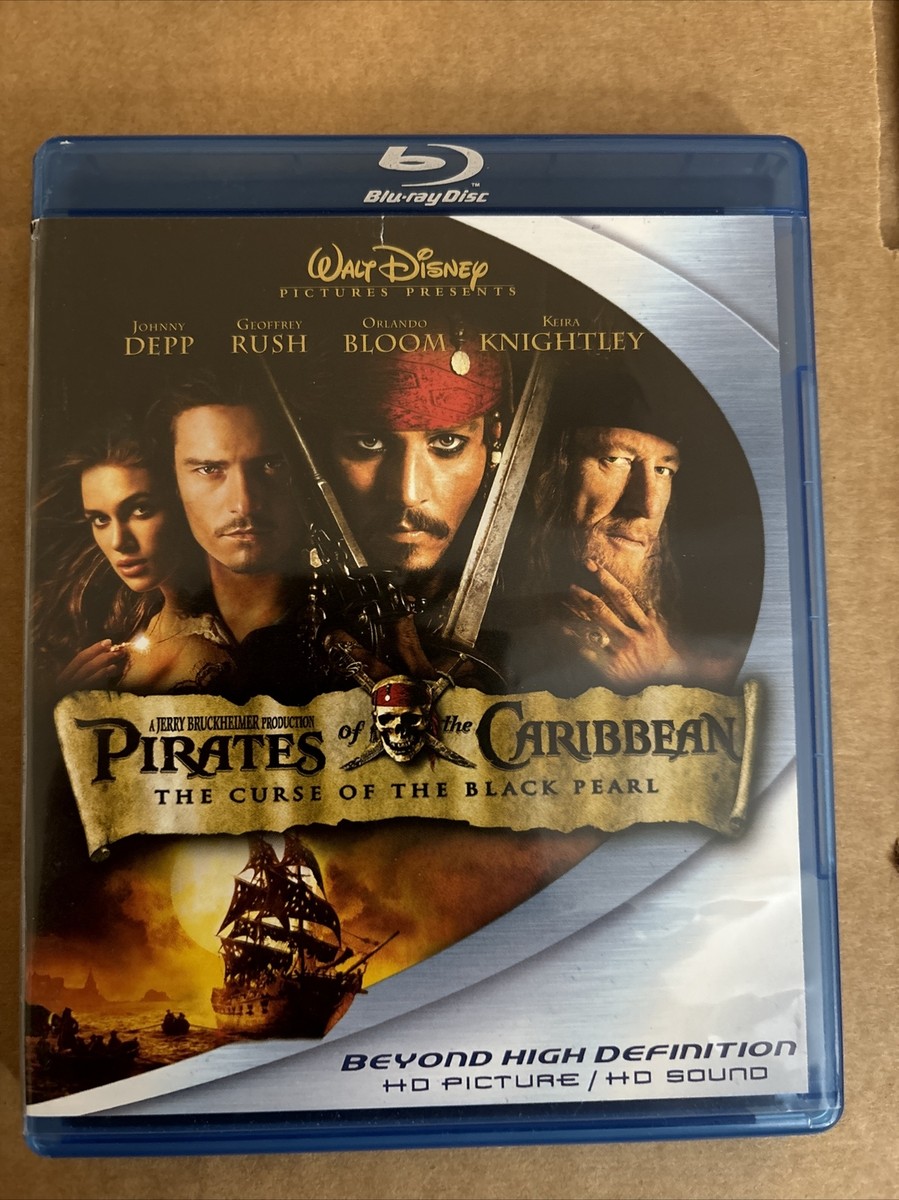 Pirates of the Caribbean (Blu-ray Disk. The First 4 Movies