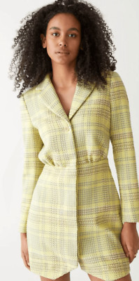 & Other Stories plaid jacket size 12