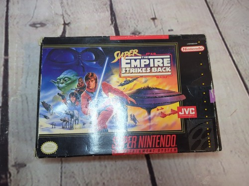 SNES Star Wars: The Empire Strikes Back Made JAPAN (JVC) testato completo CIB B8 - Foto 8 di 14