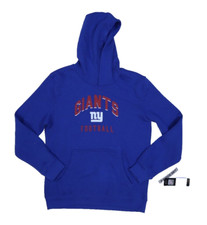 NFL Apparel Blue New York Giants Play by Pullover Hoodie Youth Boys L 14-16