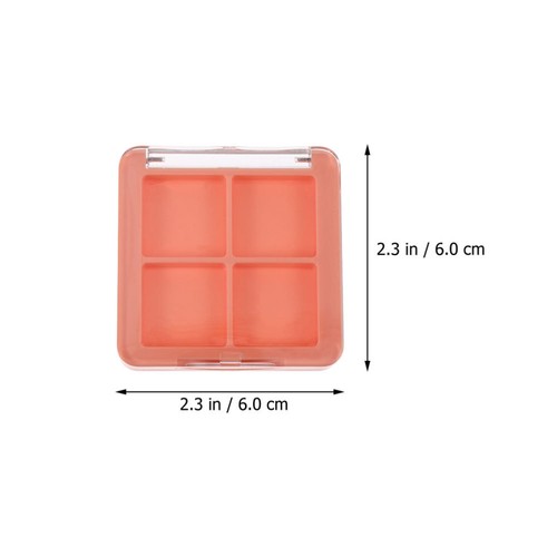 4 Pcs Lidschatten-Box Leere Lidschattenpalette Make-up-Palette Mit Gitter - Bild 8 von 12