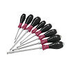 Wiha 53398 8 Piece MicroFinish XHeavy Duty Slotted and Phillips Screwdriver Set