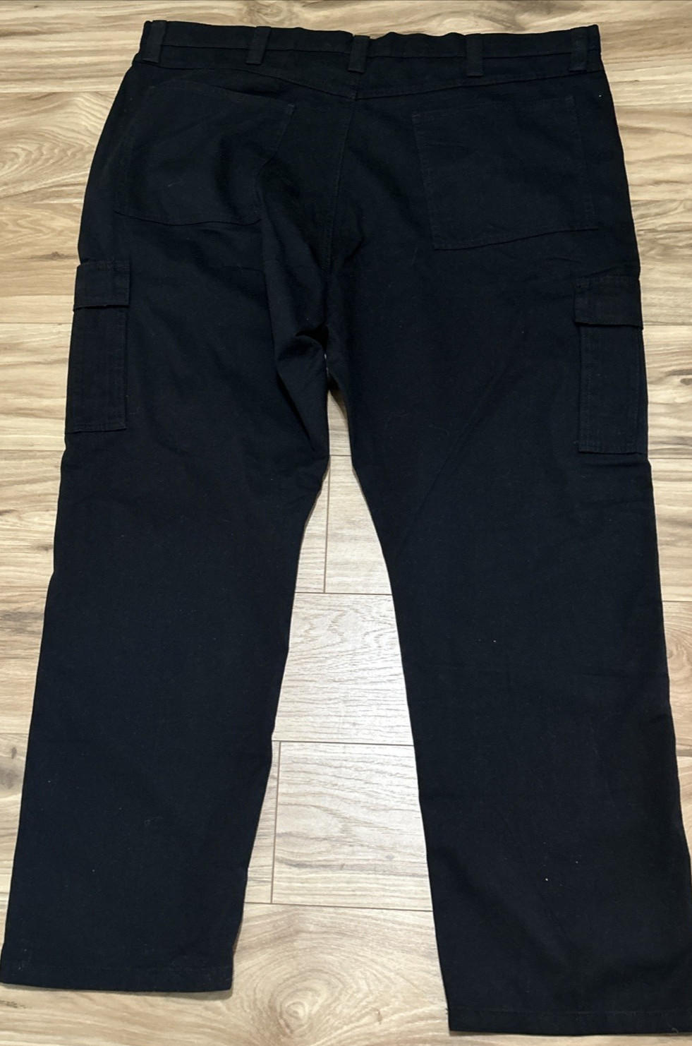 Wrangler Authentic Black Men's Size 42 X 32 Jeans Cargo Pockets NWT image 8