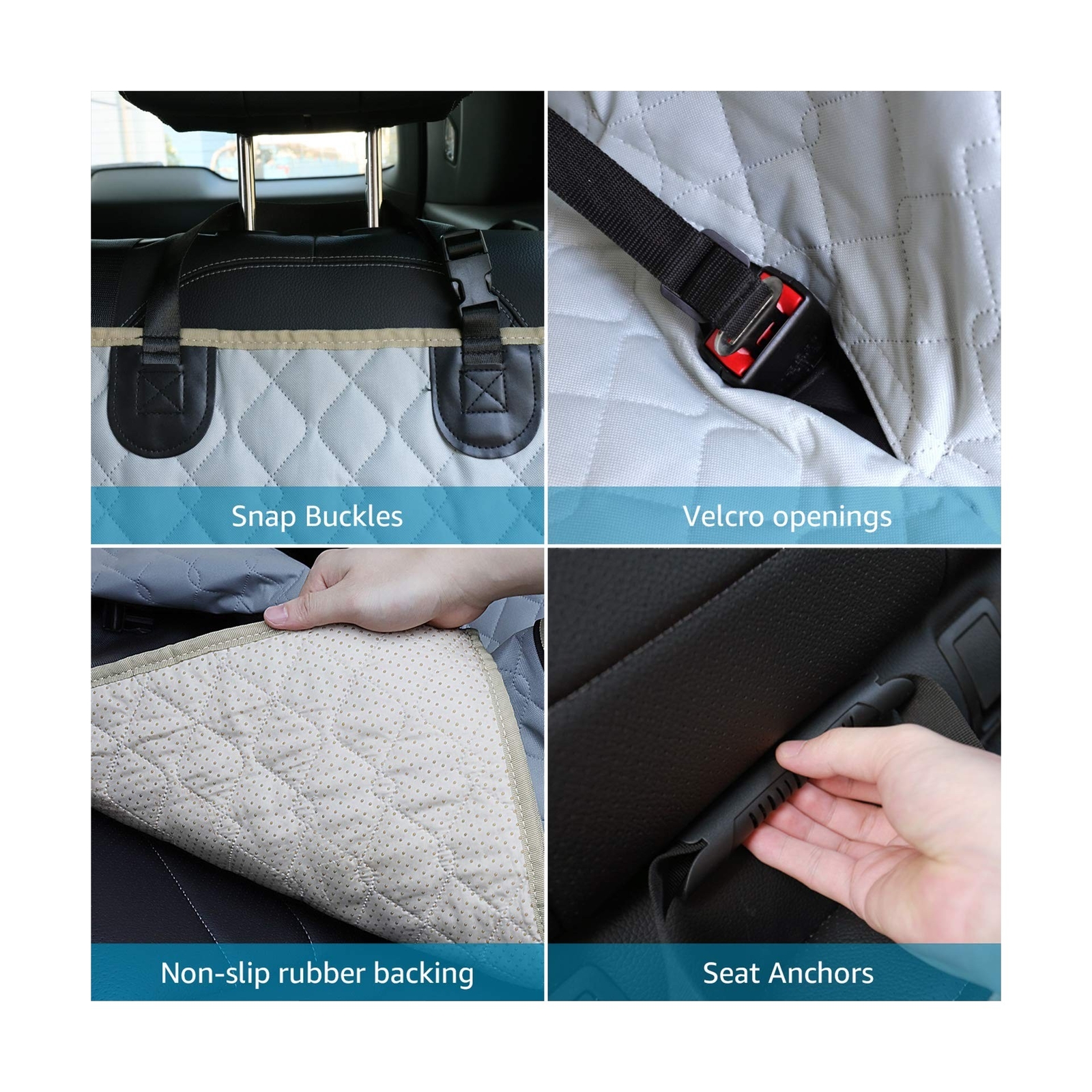 Lassie Dog Car Seat Covers for Back Seat Waterproof with Mesh Visual Window D... eBay