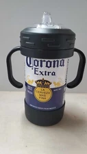 Adult Themed Full Wrap UV Printed 10 oz Insulated Sippy Cup Beer Corona Extra