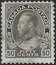 🍁Canada   #120i    "KING GEORGE V"   Fine Used 1917   Admiral Issue    (A)