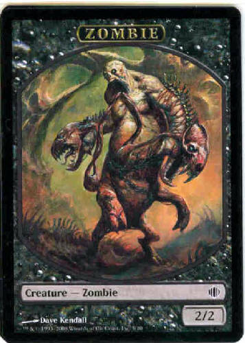 ZOMBIE TOKEN X4 4 4X Shards of Alara MTG Magic the Gathering Cards DJMagic - Picture 1 of 1