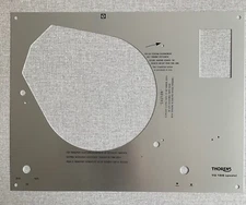 RARE VINTAGE NEW OLD STOCK THORENS TD 166 SPEZIAL FACE PLATE