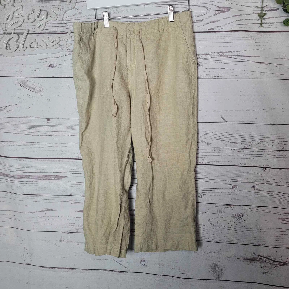 St john's bay linen best sale pants