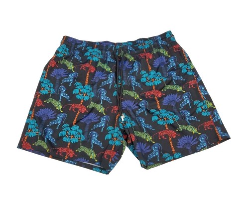 Boxer De Bain Vilebrequin Microtortues Mahina Citronelle, Taille M - Homme