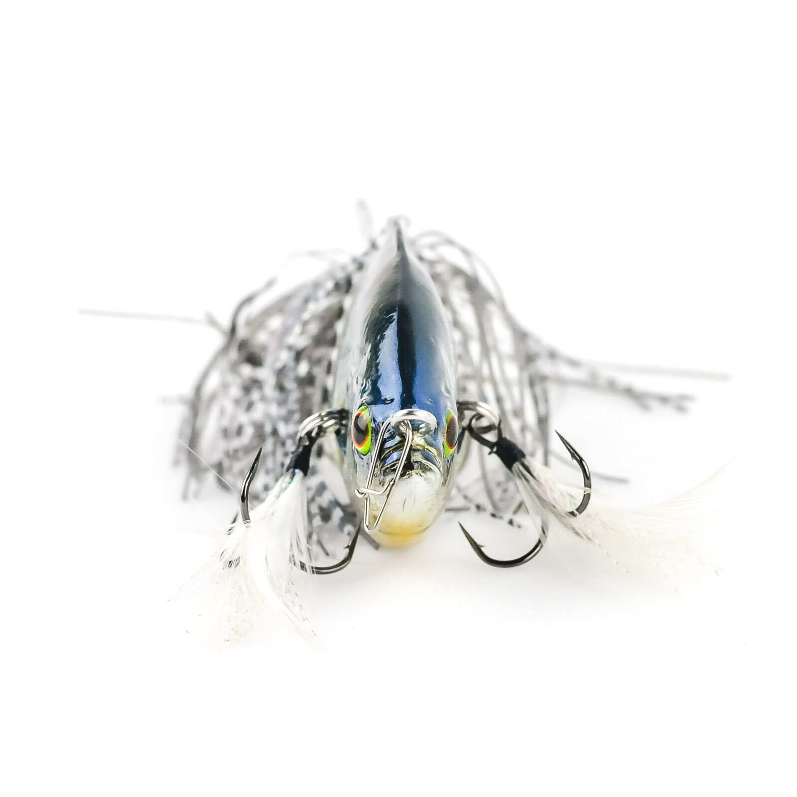 TH TACKLE Zoe Sidewalker Sinking Skirt Feather Swimbait Lure 86mm BULL BLUEGILL - Image 3