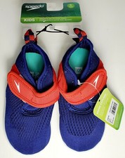 Speedo Shore Explore Water Shoes S 5-6 - Blue Red - NEW Kids