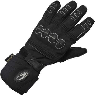 Richa Sonar Gore-tex wasserdichte Motorrad Motorrad Handschuhe - Schwarz