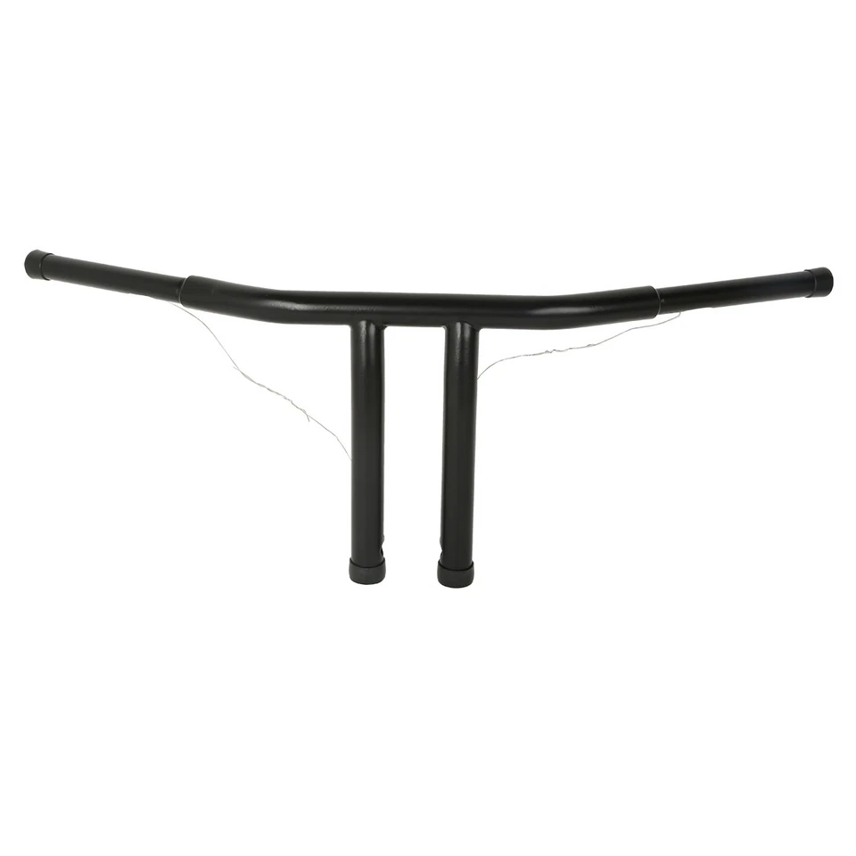 Barra de manillar de 6" 9,5" 12" de elevación apta para Harley Sportster Dyna LowRider Foto 2 de 4