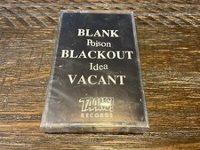 Poison Idea "Blank Blackout Vacant" (Cassette, Taang! Records)