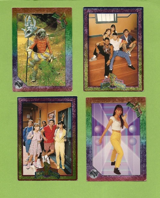 1994 POWER RANGERS CARDS Lot Of 7 ALL FOILS EXTRA CARDS EBay