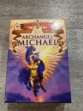 Archangel Michael Oracle Cards by Doreen Virtue Complete 44 Cards With Guidebook
