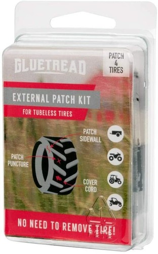 Kit de parches de reparación de paredes laterales externas todoterreno con banda de rodadura de pegamento y combinación de acelerador - Imagen 2 de 9