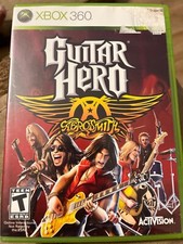 Guitar Hero: Aerosmith (Microsoft Xbox 360, 2008) Complete With Manual
