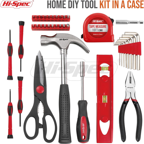 Hi-Spec Tools Kit Set for Home & Office 39 Piece- Comprehensive Tool ...