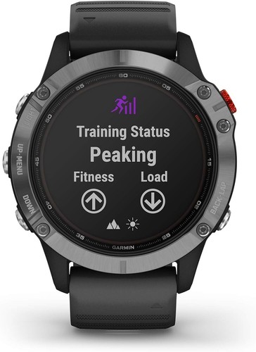 Garmin Fenix 6 Solar Multisports Watch GPS 47mm Black Silver
