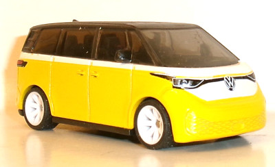 LOOSE 2023 HOT WHEELS 1:64 YELLOW VOLKSWAGEN ID BUZZ WHEEL SWAP REAL RIDERS