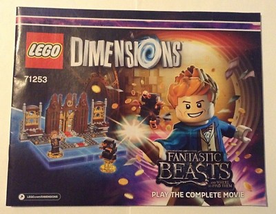 LEGO Dimensions 71253 - ANLEITUNGSHEFT Fantastische Tierwesen - 60 Seiten