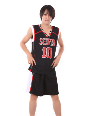Taiga Kagami Cosplay Halloween Costume Seirin High School No. 10 V4 Sz Kid-US3XL
