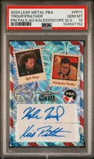 2024 Troup - Prather Leaf Metal PIN PALS PBA PSA 10 KALEIDO SILVER Auto 9/25