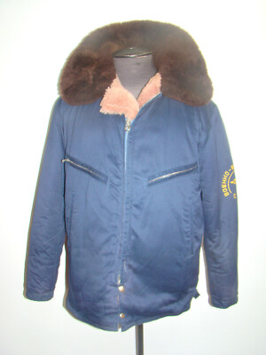 Sz.523 SOVIET PILOTS AIR FORCE INTERCEPTOR BOMBER FUR-COAT jacket sheepskin