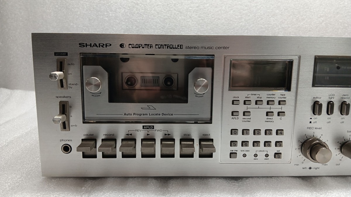 RARE Vintage Sharp SC-8000 Computer Controlled Stereo Music Player