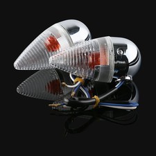 A Pair Clear Rear Turn Signal Light Fit For YAMAHA XV1900 XV 1900 2006-2014 2008