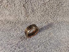1977 Kennedy Half Dollars size 9 -1/2 coin ring handmade mixed metals  B 