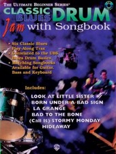 THE ULTIMATE BEGINNER SERIES CLASSIC BLUES DRUM JAM WITH SONGBOOK  CD BRAND NEW