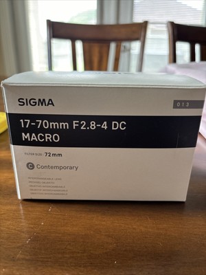 NEW Sigma DC 17-70mm f/2.8-4 DC MACRO Lens For Nikon Contemporary