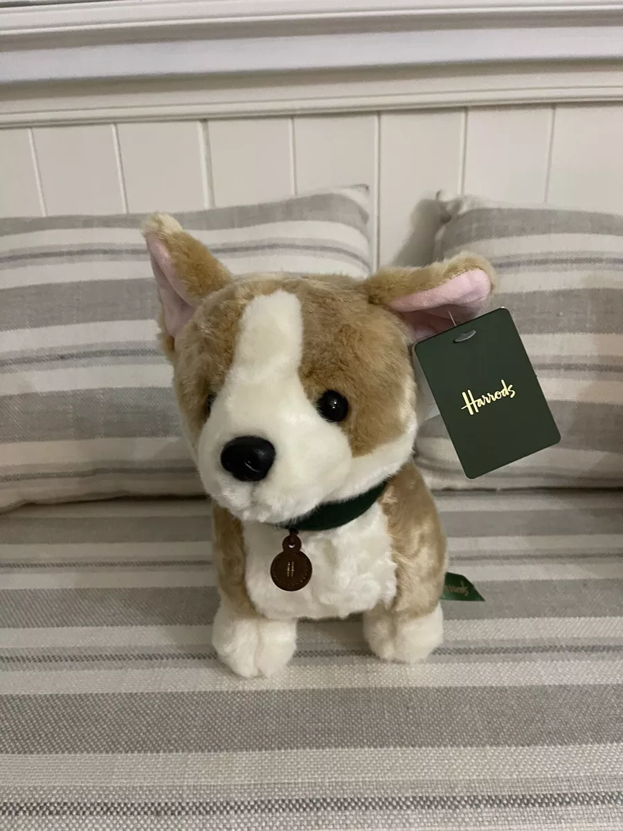 Genuine Harrods Caitlin Queen Elizabeth ll Corgi Westie Plush Dog