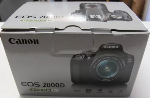 Canon 2000D 24,1 megapixel fotocamera reflex digitale con 18-55 f/3.5-5.6 III - 2 anni di garanzia - Foto 4 di 4