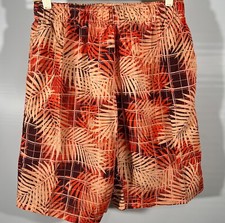 Vtg HAWAIIAN AUTHENTICS LINED Multicolored Flora Swim Board Shorts 36 Surf
