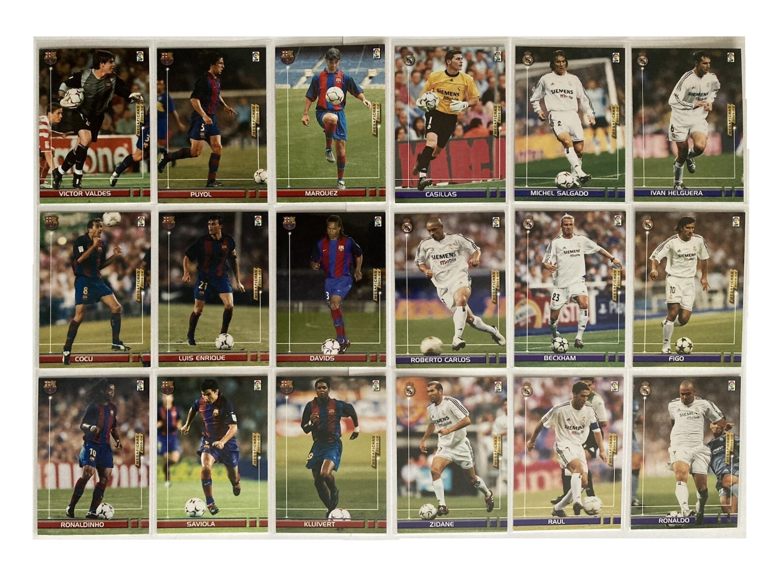2003-04 Panini MegaFichas La Liga Japón Versi Elige Tarjetas RESTOCK 5/Nov/24