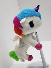 Toki Doki Unicorno Plush Rainbow Mane White Aurora Neon Star Pegasus Unicorn