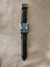 Ladies Burgi Analog Genuine Leather Wristwatch