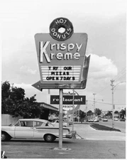 Krispy Kreme Donuts 1965 POSTER 24 X 18 Inches Nice Wall Art