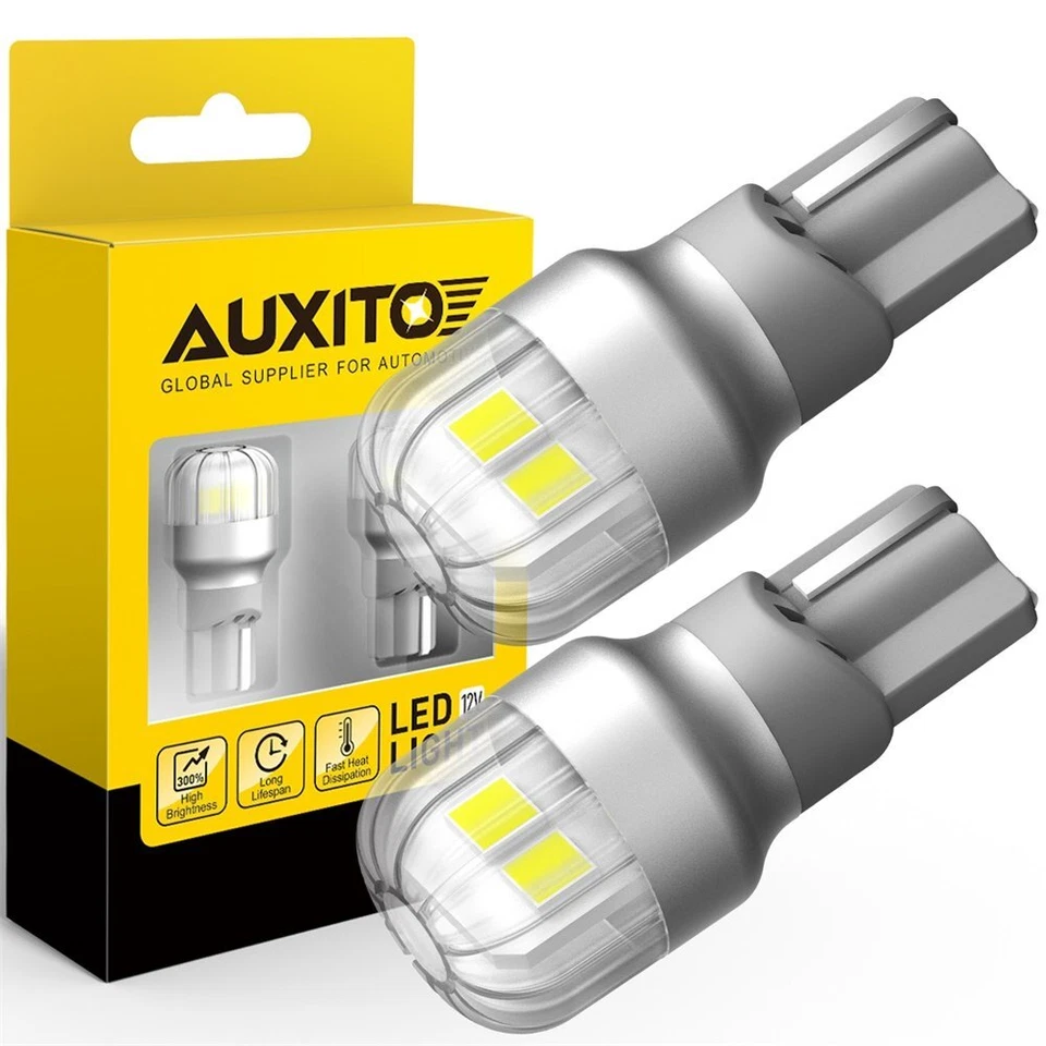 4x AUXITO T15 LED 912 921 Bombilla de Respaldo Inverso 6000K Blanco Puro Libre de Errores Foto 2 de 4