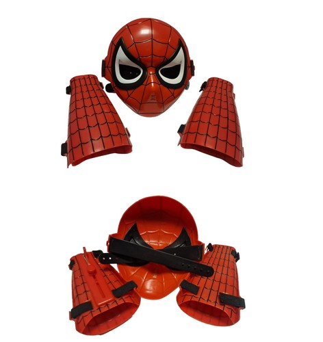 JUEGO DE MÁSCARA Y GUANTES DE BRAZO SPIDER-MAN, CASCO DE BICICLETA Y MUÑECAS DE FELPA (SK) - Imagen 6 de 15