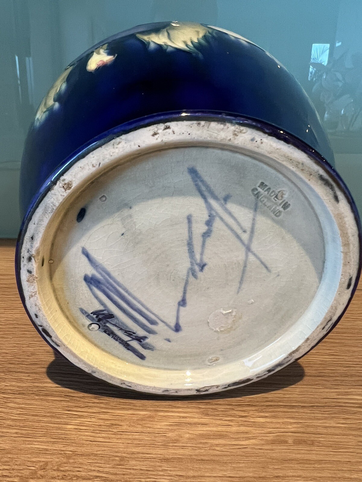 Moorcroft Signed Vase, Pansy Pattern, Circa 1930s eBay