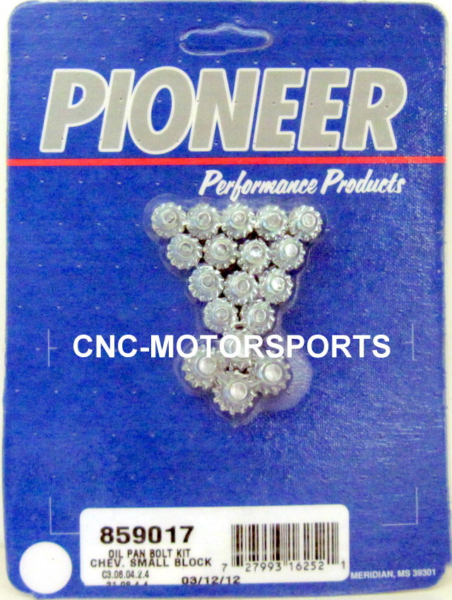 Pioneer 859017 SBC SB Chevy Oil Pan Bolt Kit 350 383 400 eBay