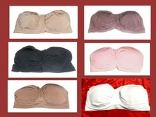 Rhonda Shear Padded Strapless Underwire Bandeau Bra Sizes XS- Plus 3X