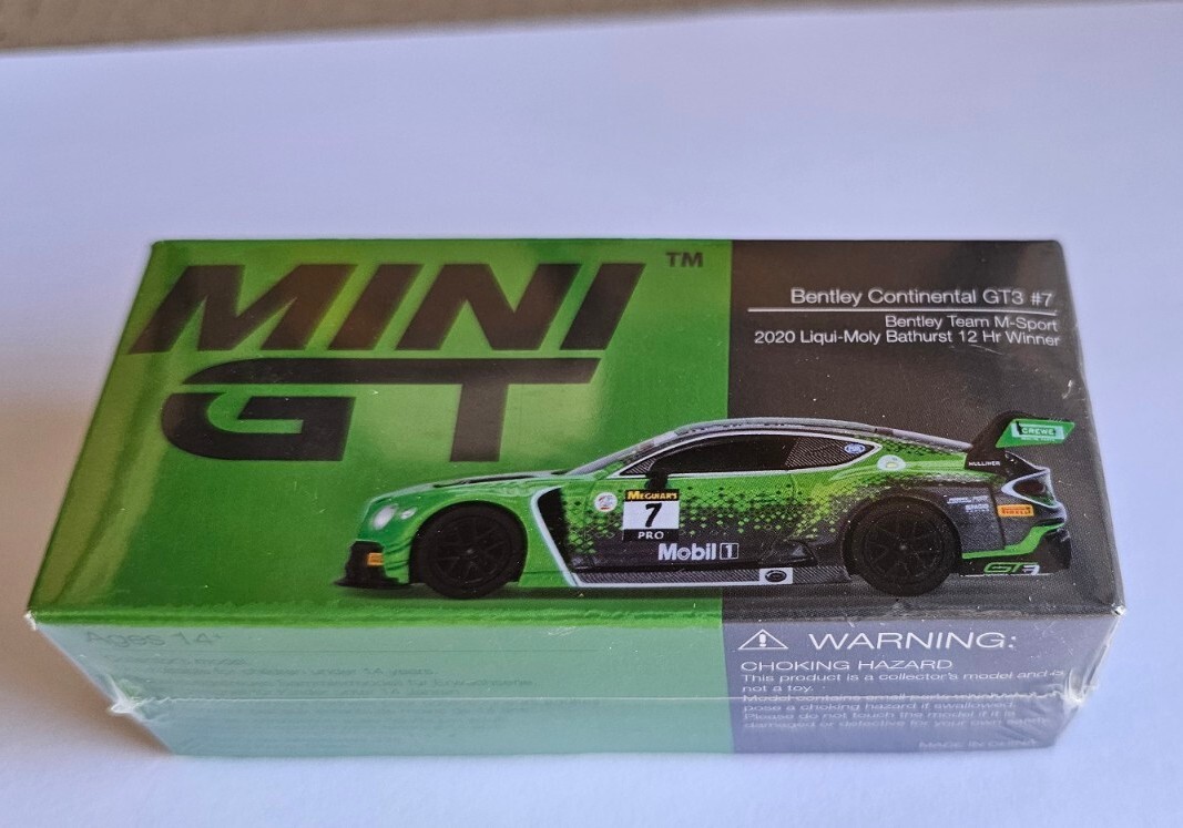 MINI GT - BENTLEY CONTINENTAL GT3 2020 BATHURST WINNER 12 HR
