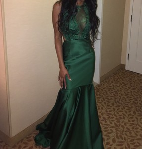 ebay emerald green dress