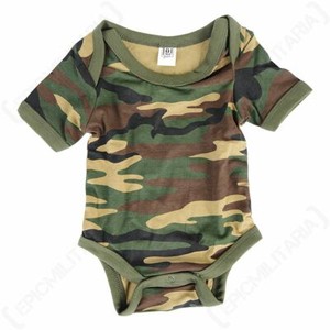 camo baby grow